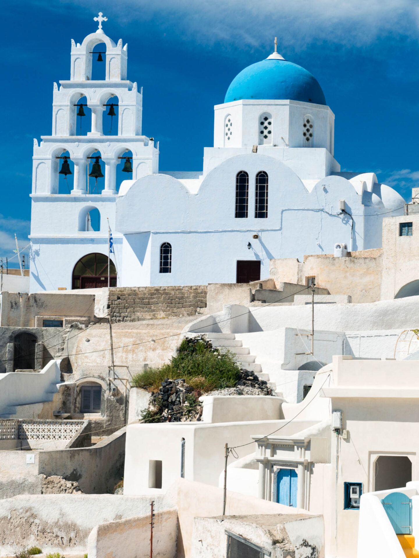 Santorini Pyrgos village