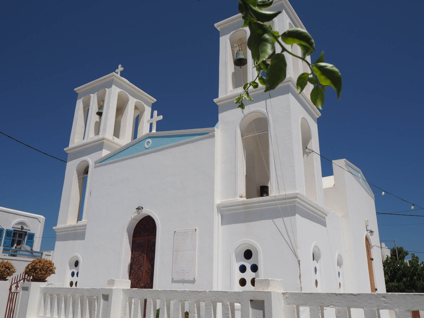 Schinousa Panagia Akathi church