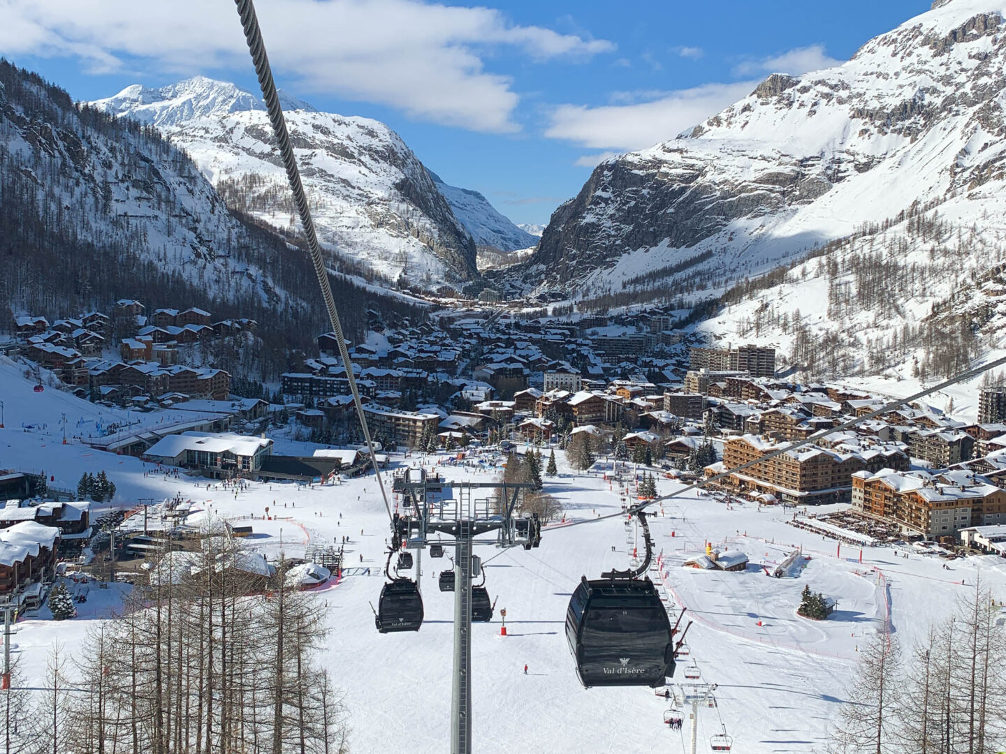 Skiing in Val d' Isere