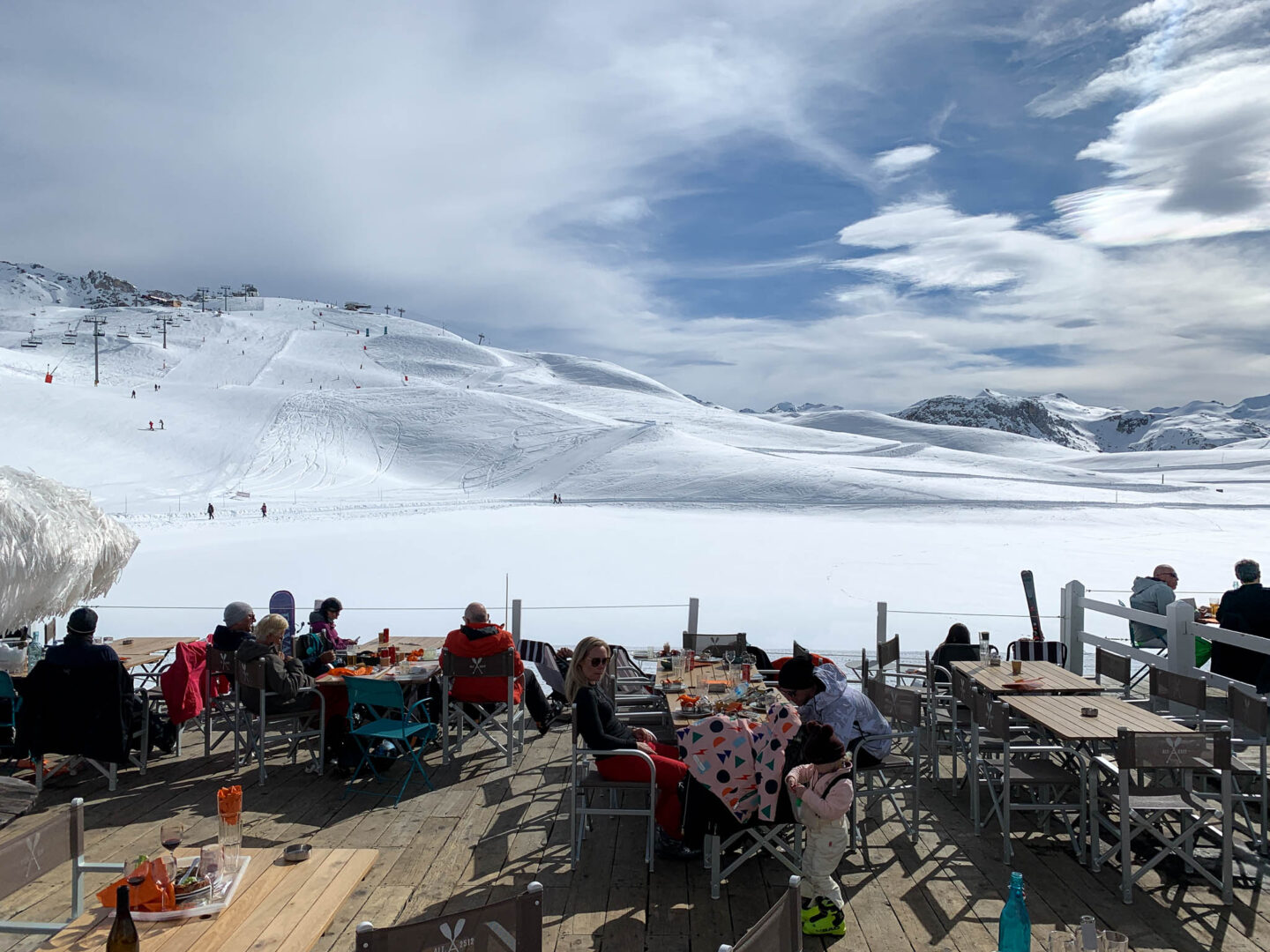 Val d Isere La Plage de de lOuillette view