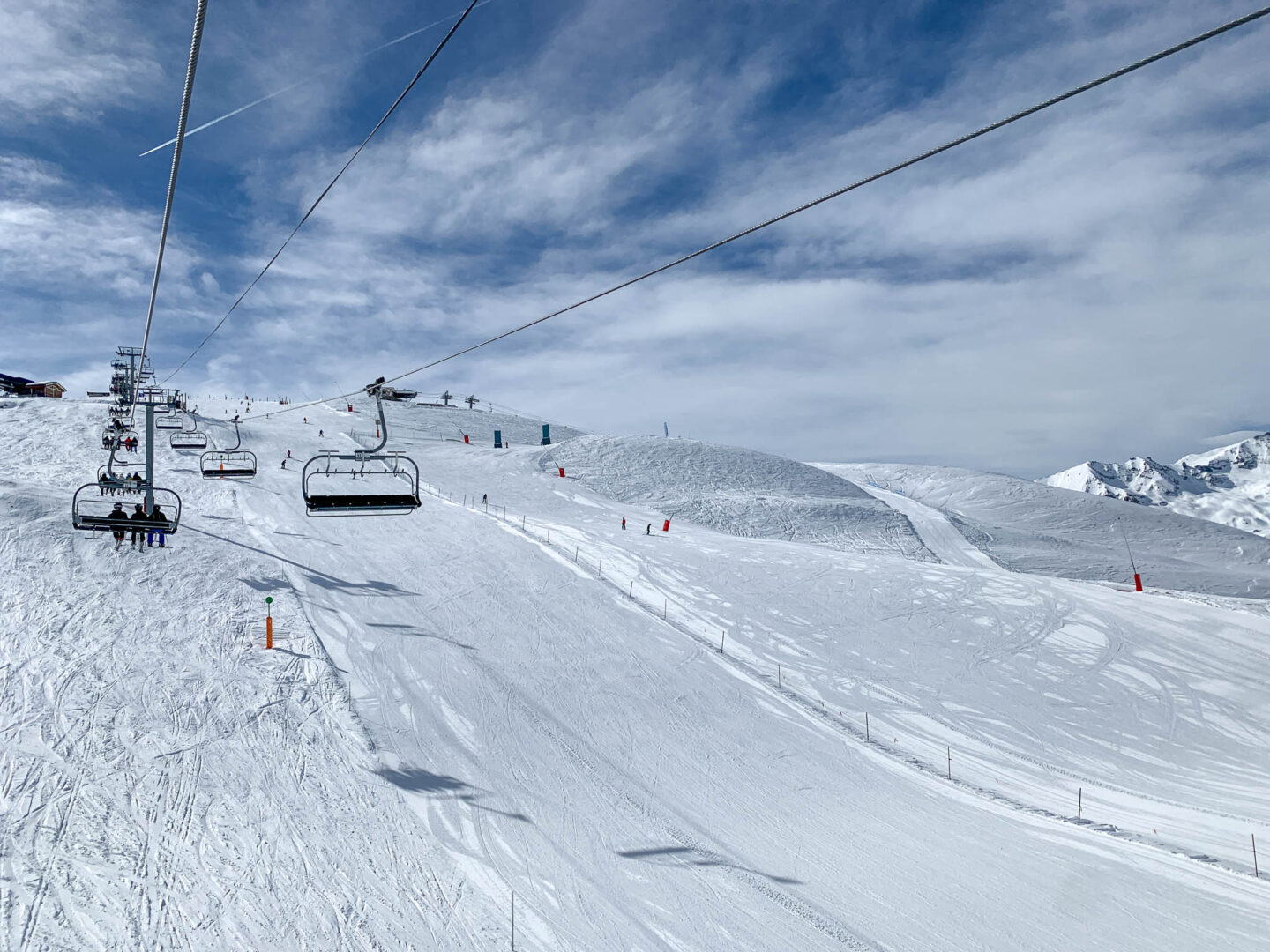 Val d' Isere easy slopes