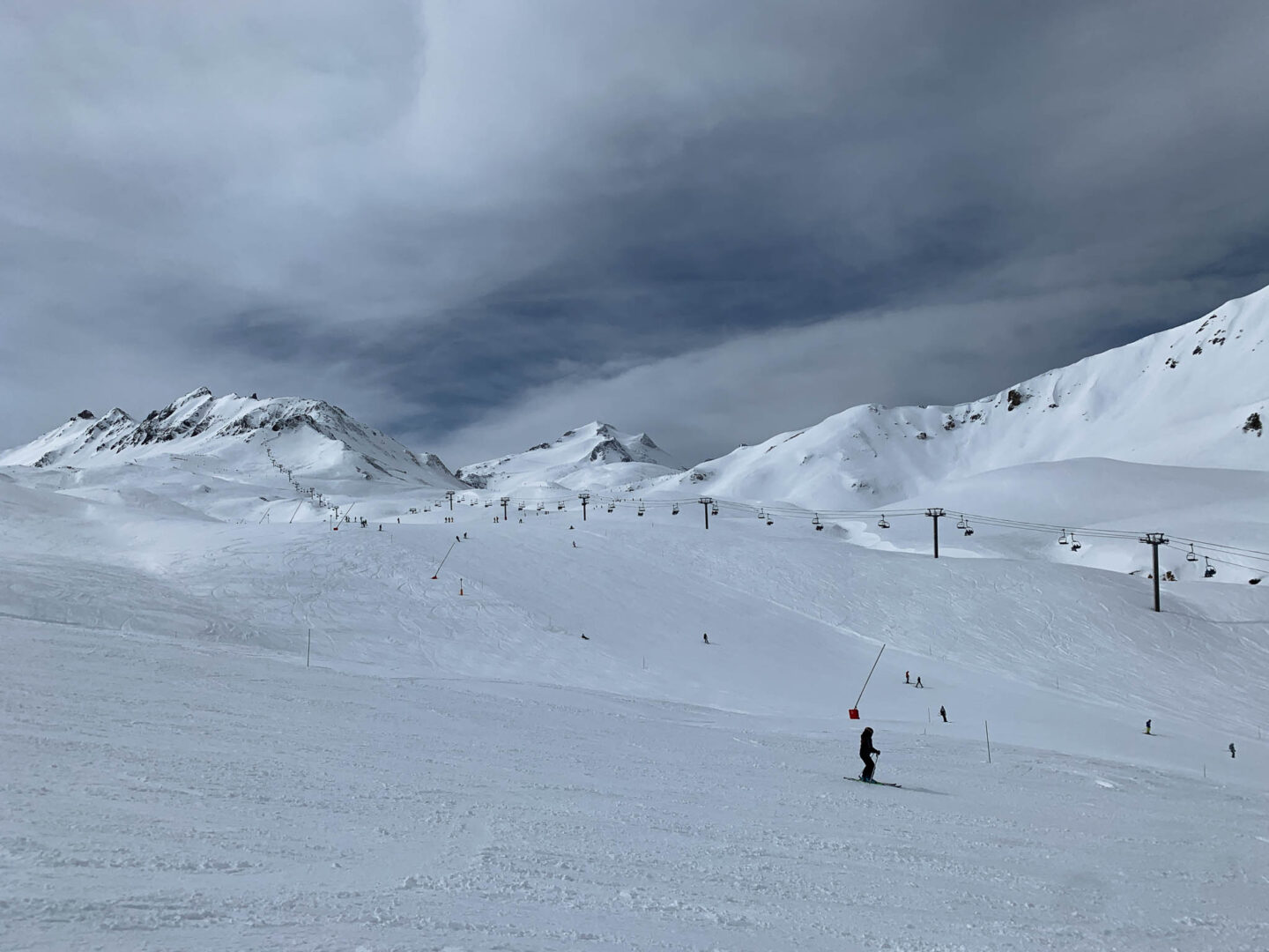 Val d Isere empty pistes