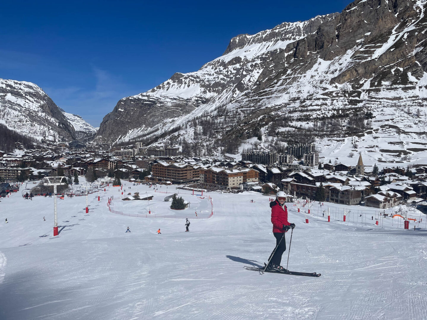 Val d Isere ski resort slopes