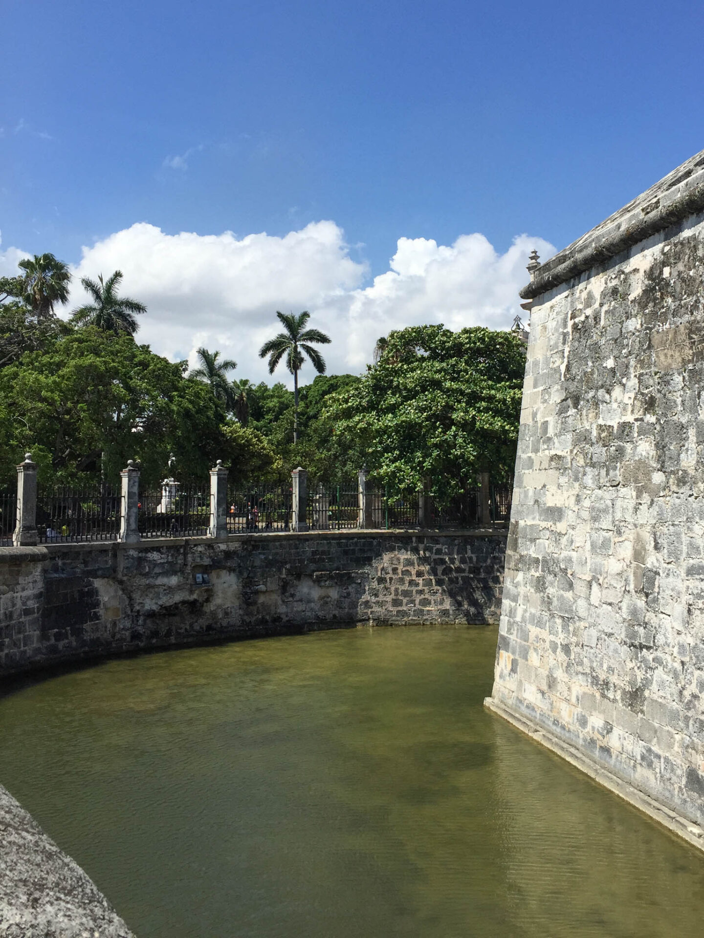 Havana Castillo de la Real Fuerza moat