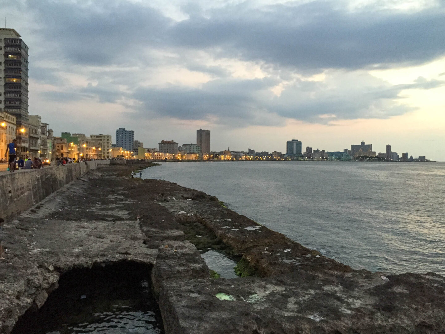Havana Malecon dusk
