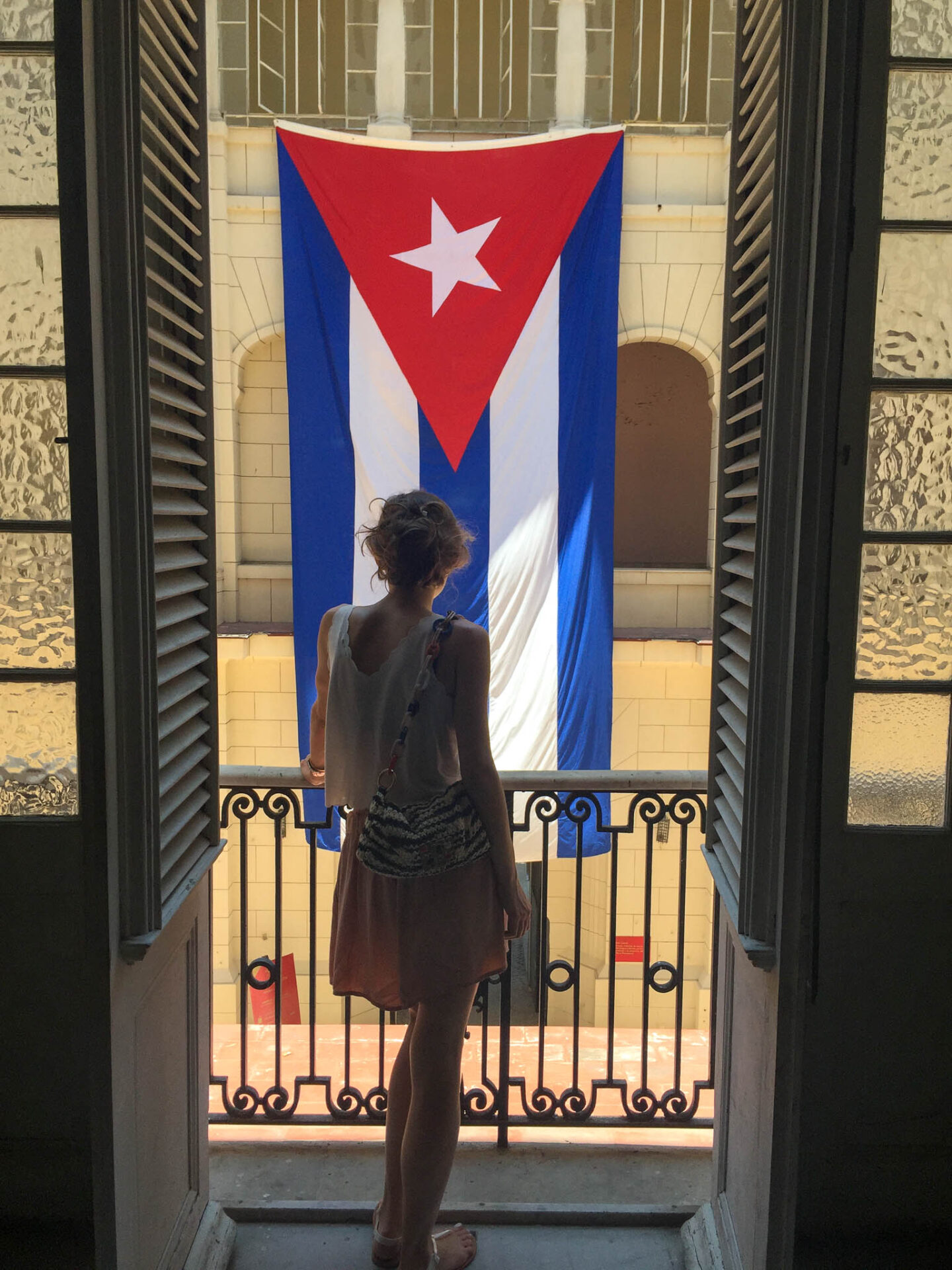 Havana Museum of the Revolution Cuban flag