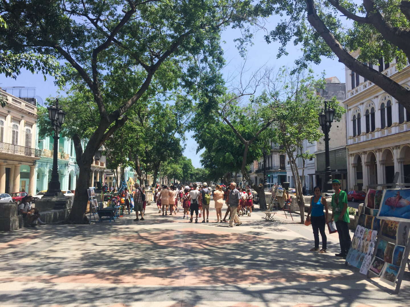 Havana Paseo del Prado park