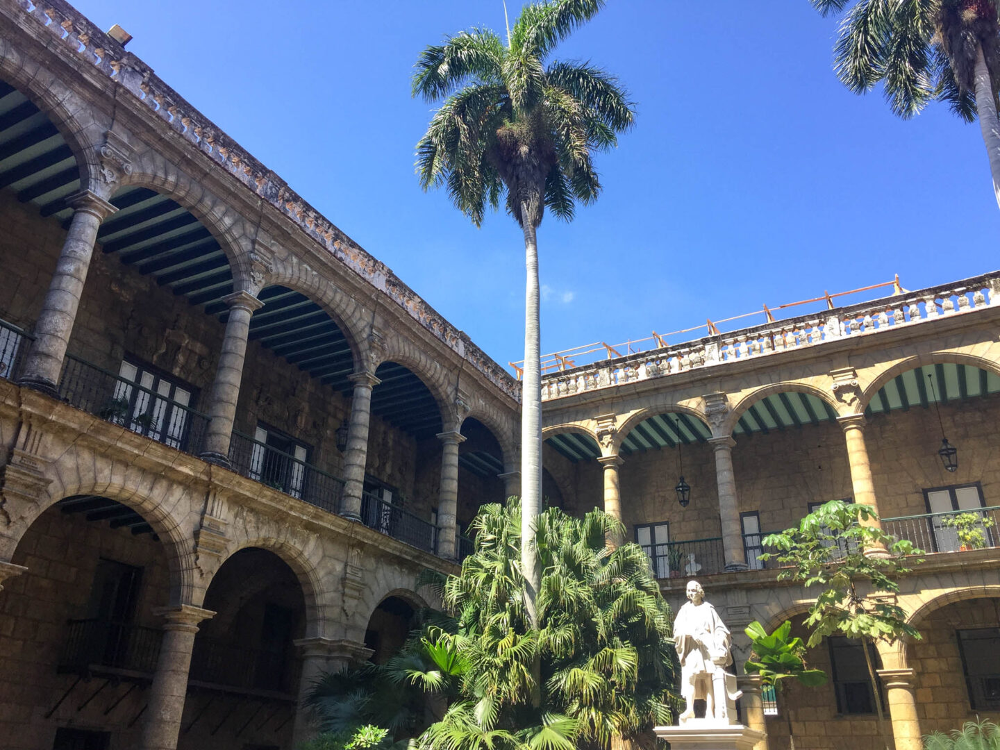 Havana Plaza de Armas Palacio courtyard