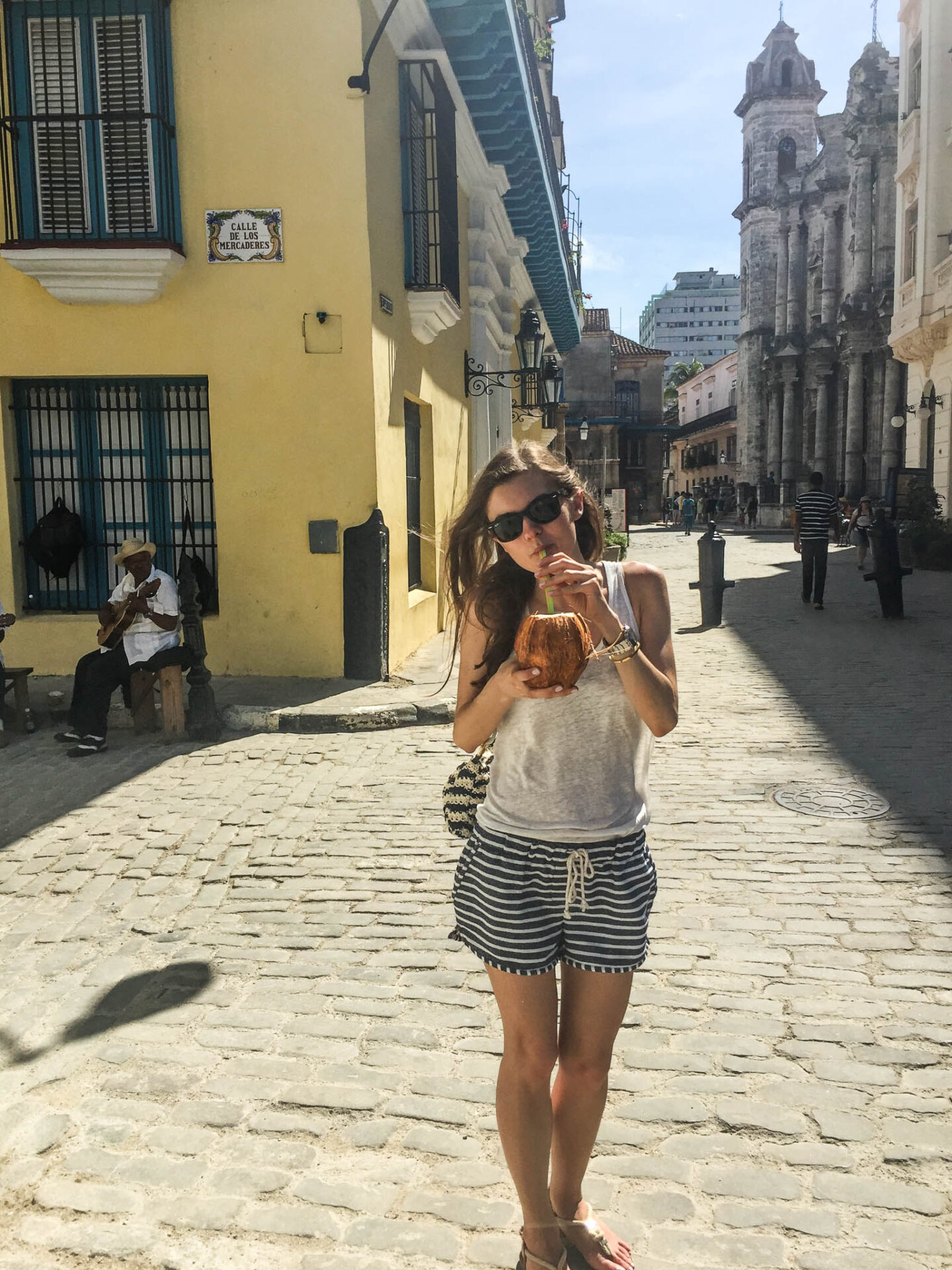 Havana Calle Mercaderes coconut