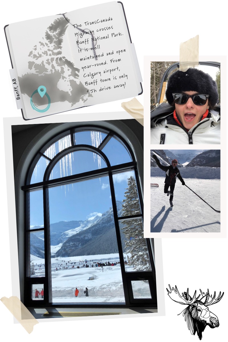 Banff travel collage