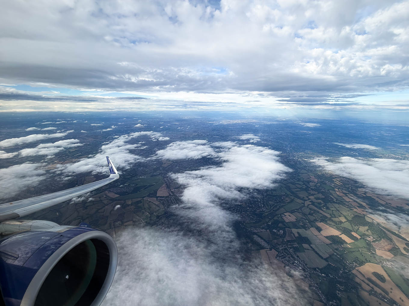 Aegean Airlines view from above