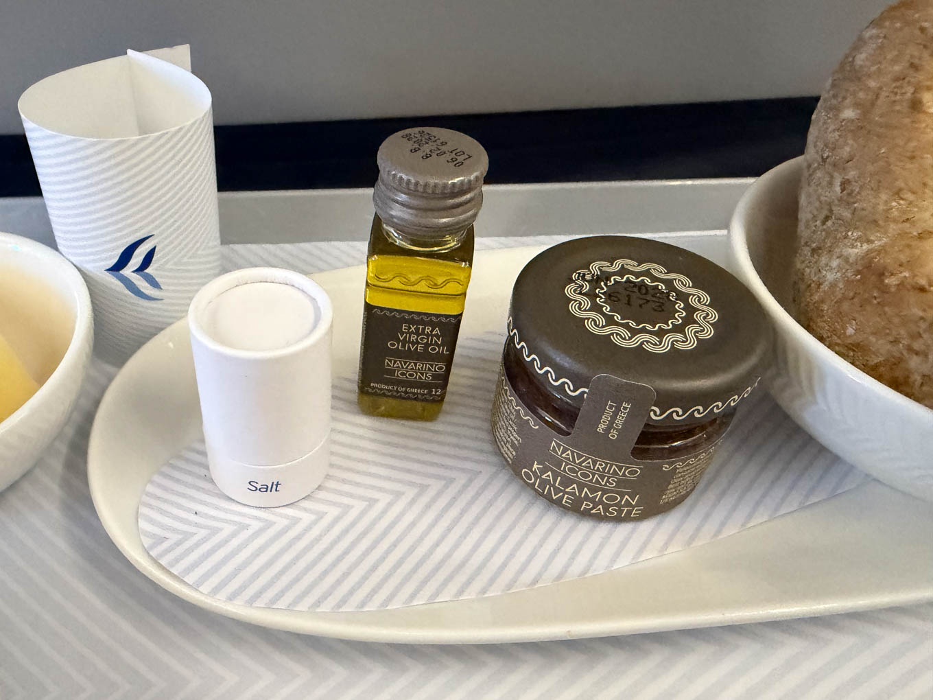 Aegean Business Class menu 3