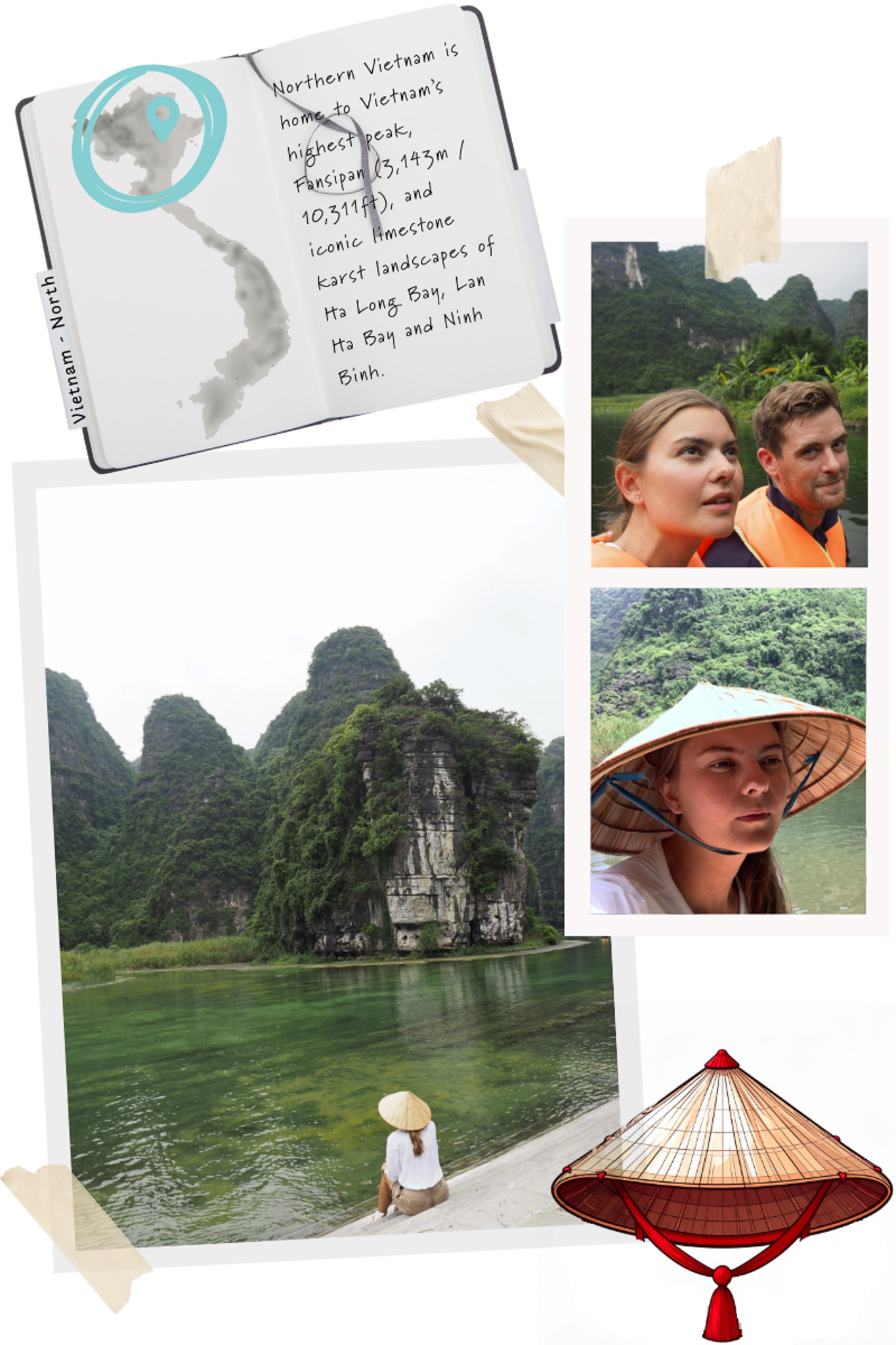 Northern Vietnam Travel collage